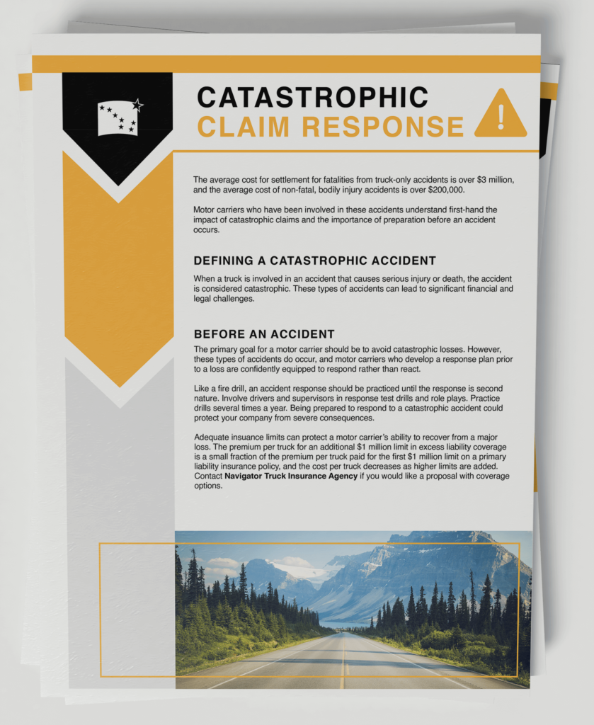 Catastrophic Claim Response toolkit